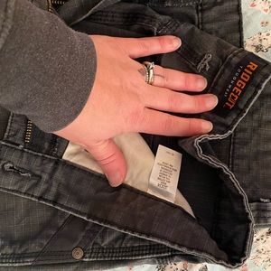 Ridge cut work jeans